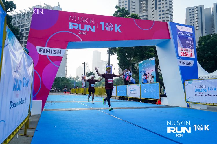 Race photo from Nu Skin Run 10K