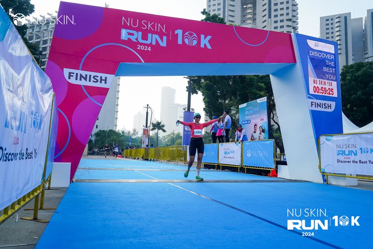 Race photo from Nu Skin Run 10K