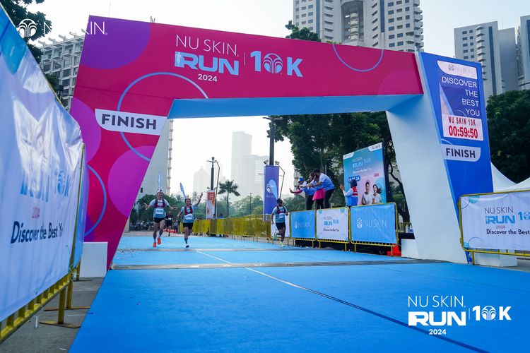 Race photo from Nu Skin Run 10K
