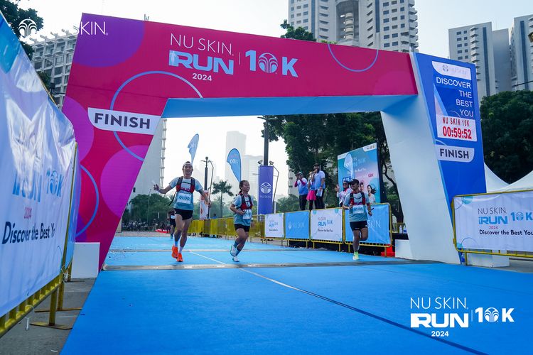 Race photo from Nu Skin Run 10K