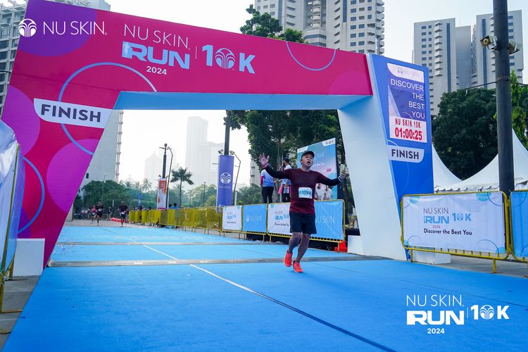 Race photo from Nu Skin Run 10K