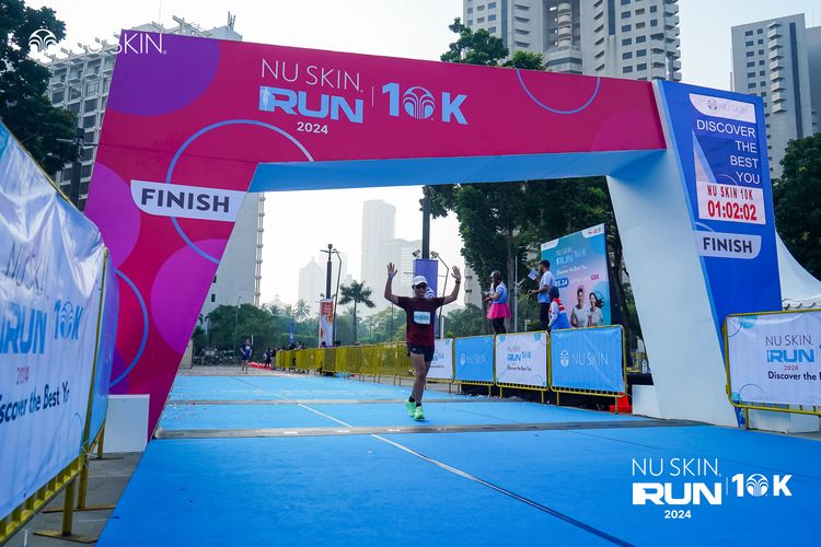 Race photo from Nu Skin Run 10K