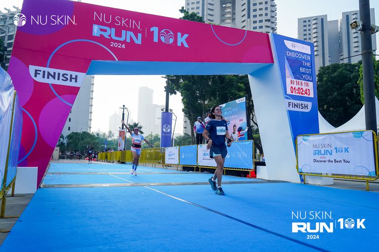 Race photo from Nu Skin Run 10K