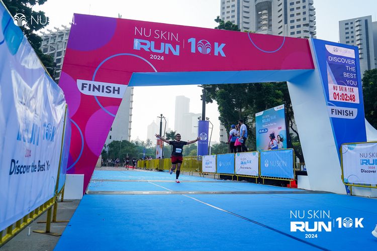 Race photo from Nu Skin Run 10K