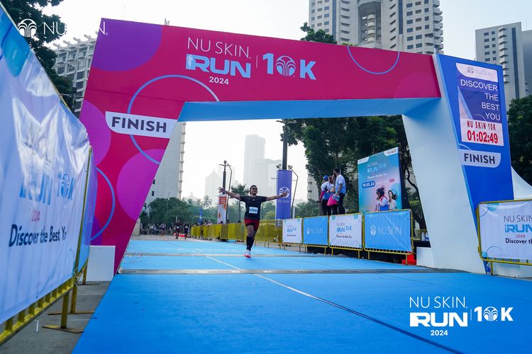 Race photo from Nu Skin Run 10K