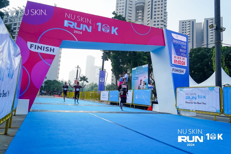 Race photo from Nu Skin Run 10K
