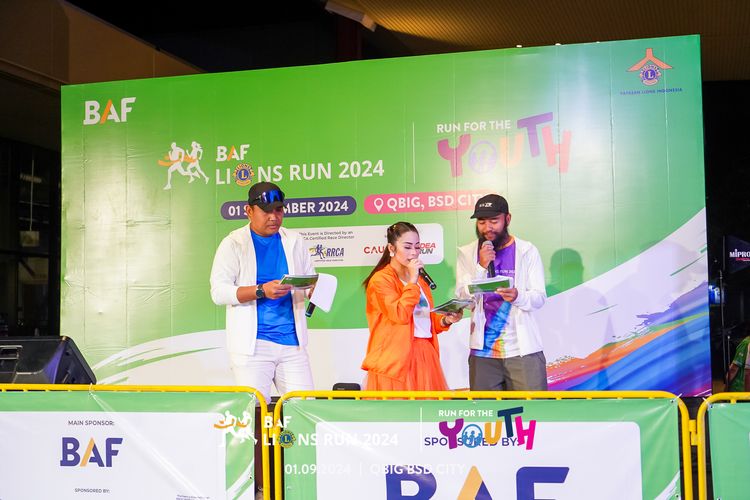 Race photo from BAF LIONS RUN 2024