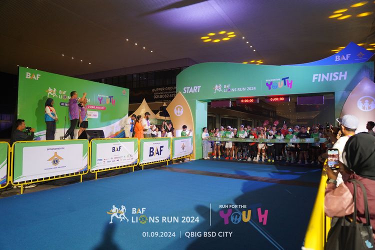 Race photo from BAF LIONS RUN 2024
