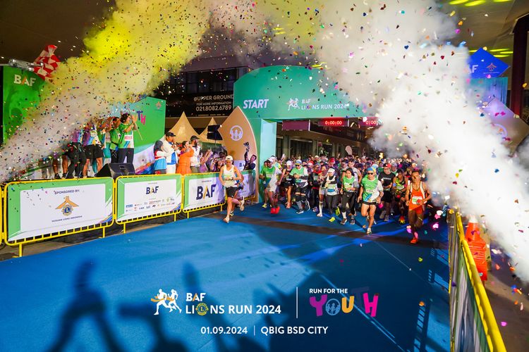 Race photo from BAF LIONS RUN 2024