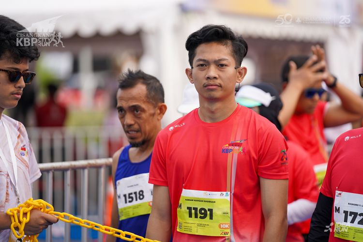 Race photo from CISANGKAN KBP CITY RUN 2025