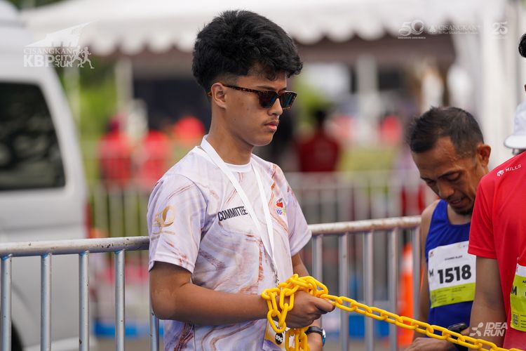 Race photo from CISANGKAN KBP CITY RUN 2025