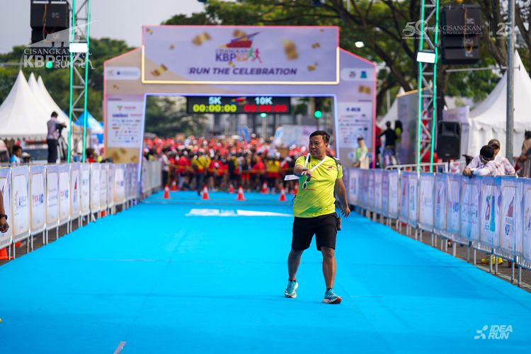 Race photo from CISANGKAN KBP CITY RUN 2025