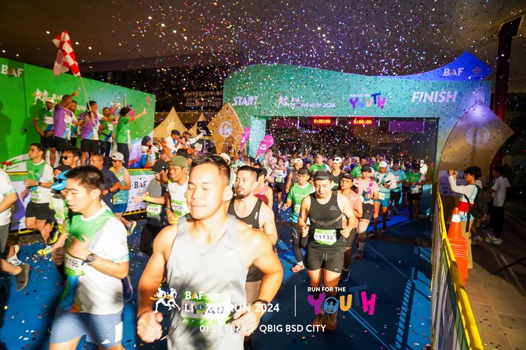 Race photo from BAF LIONS RUN 2024