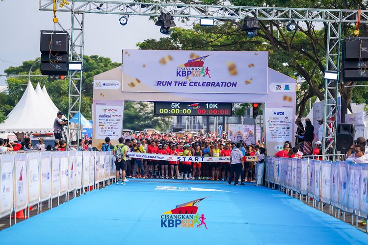 Race photo from CISANGKAN KBP CITY RUN 2025