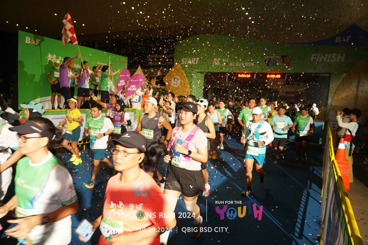Race photo from BAF LIONS RUN 2024