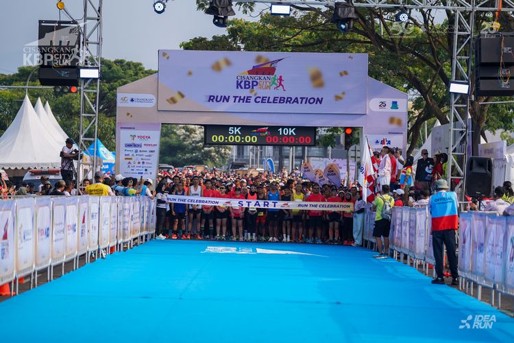Race photo from CISANGKAN KBP CITY RUN 2025