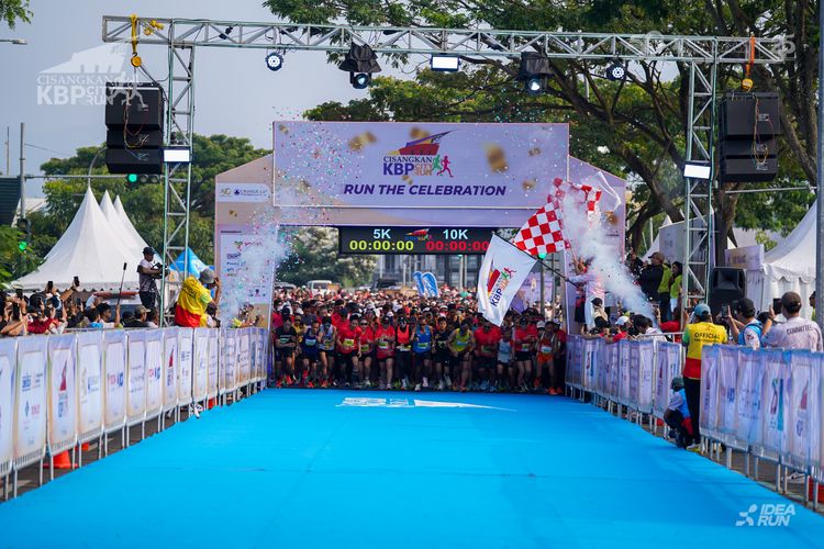Race photo from CISANGKAN KBP CITY RUN 2025