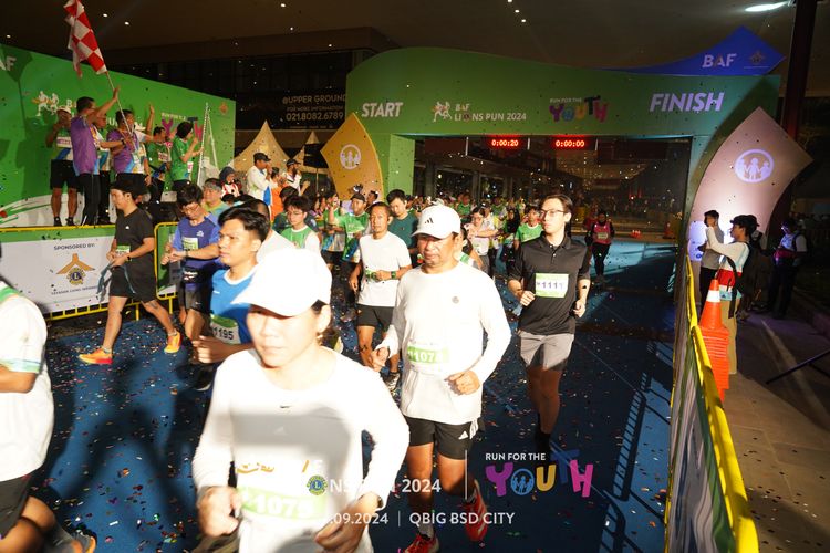 Race photo from BAF LIONS RUN 2024