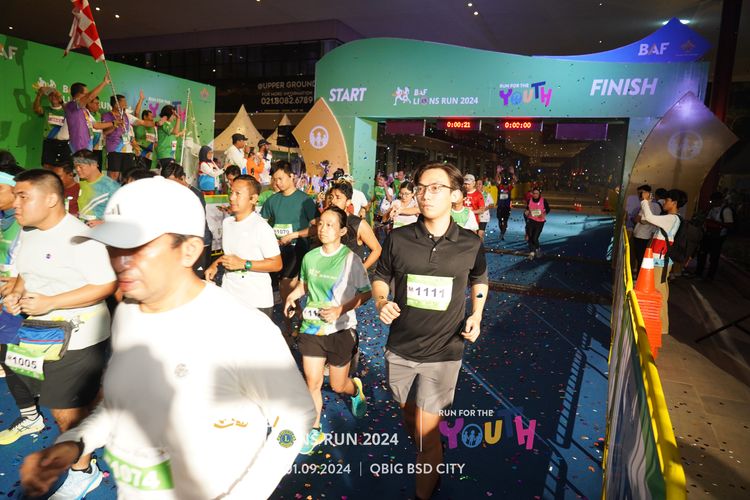 Race photo from BAF LIONS RUN 2024