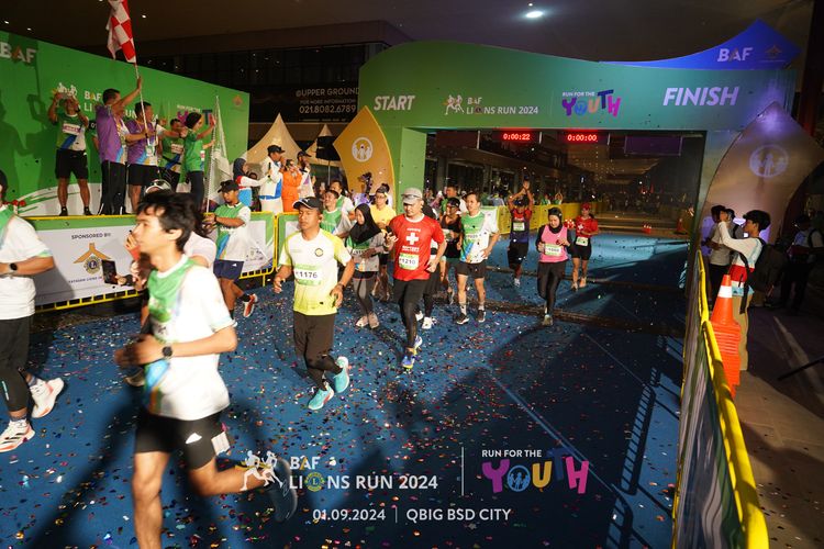 Race photo from BAF LIONS RUN 2024
