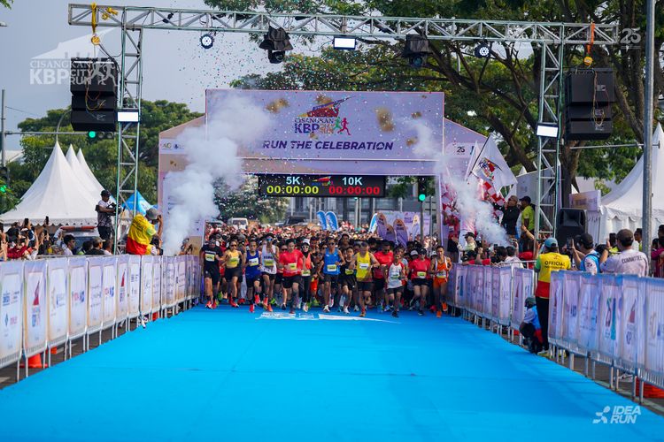 Race photo from CISANGKAN KBP CITY RUN 2025