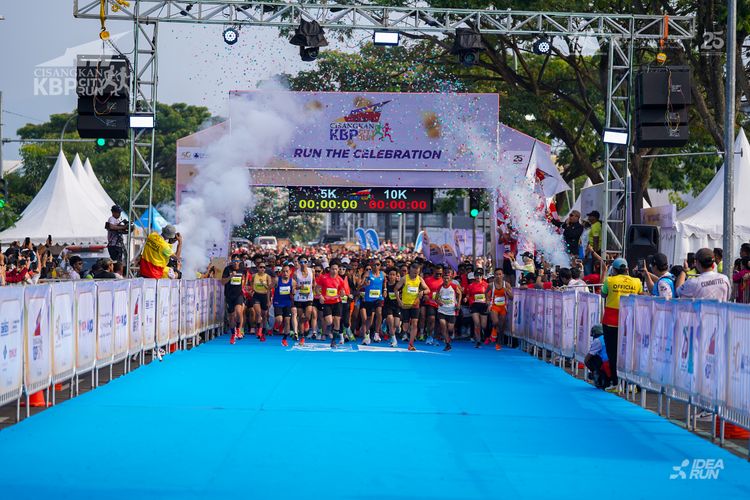 Race photo from CISANGKAN KBP CITY RUN 2025