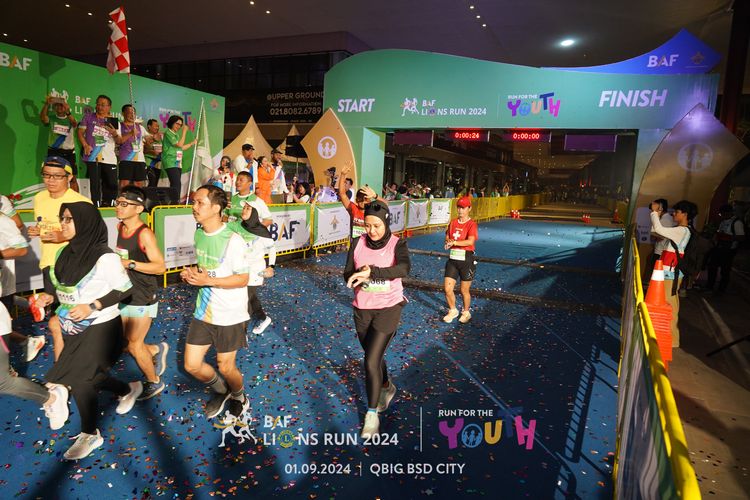 Race photo from BAF LIONS RUN 2024