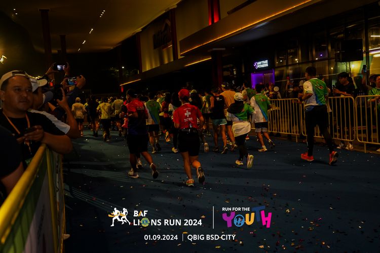 Race photo from BAF LIONS RUN 2024