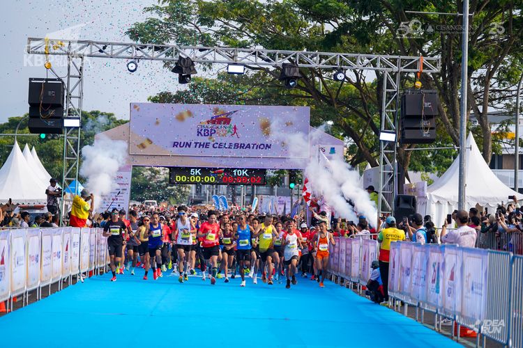 Race photo from CISANGKAN KBP CITY RUN 2025