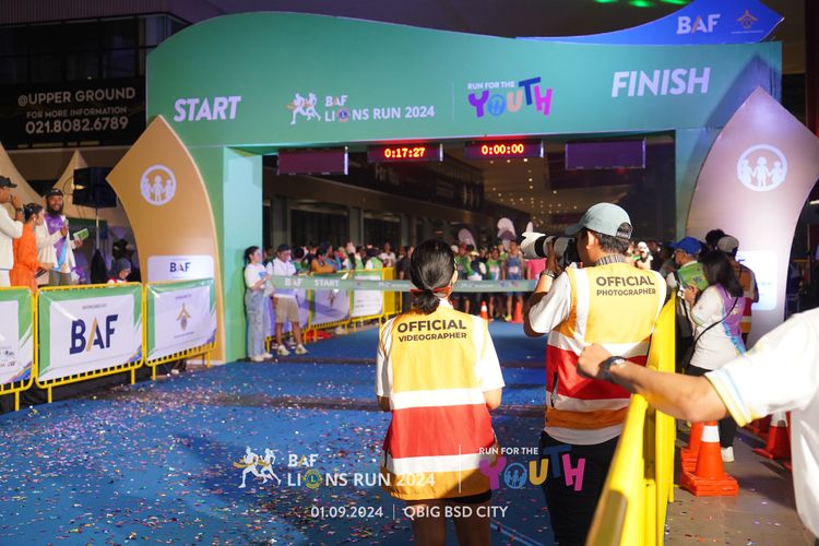 Race photo from BAF LIONS RUN 2024
