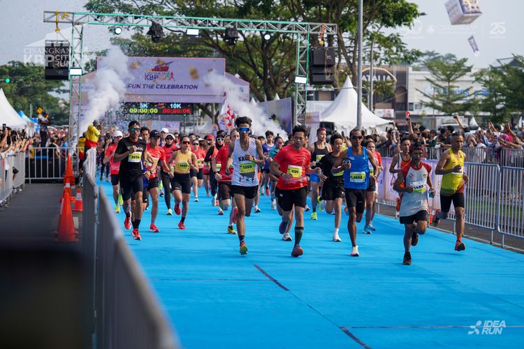 Race photo from CISANGKAN KBP CITY RUN 2025