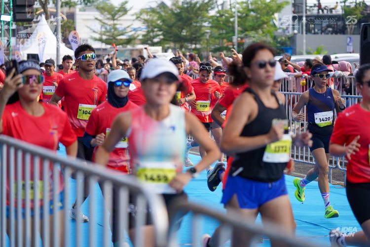 Race photo from CISANGKAN KBP CITY RUN 2025