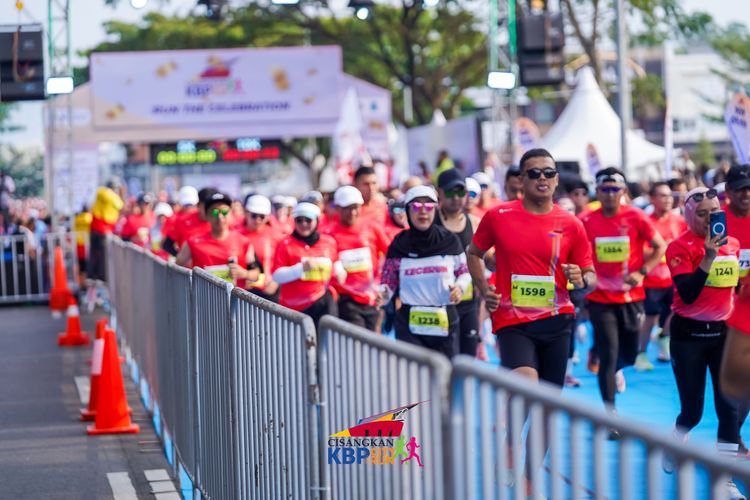 Race photo from CISANGKAN KBP CITY RUN 2025