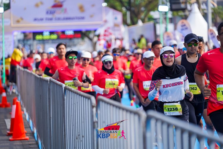 Race photo from CISANGKAN KBP CITY RUN 2025
