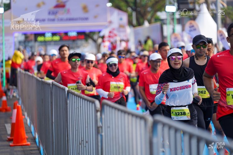 Race photo from CISANGKAN KBP CITY RUN 2025