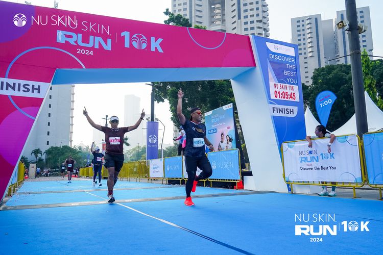 Race photo from Nu Skin Run 10K