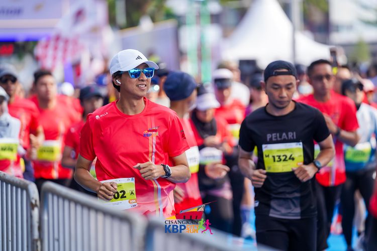 Race photo from CISANGKAN KBP CITY RUN 2025