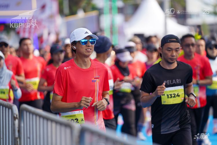 Race photo from CISANGKAN KBP CITY RUN 2025