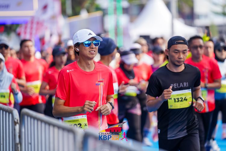 Race photo from CISANGKAN KBP CITY RUN 2025