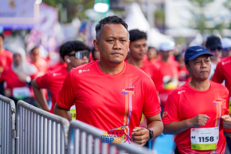 Race photo from CISANGKAN KBP CITY RUN 2025