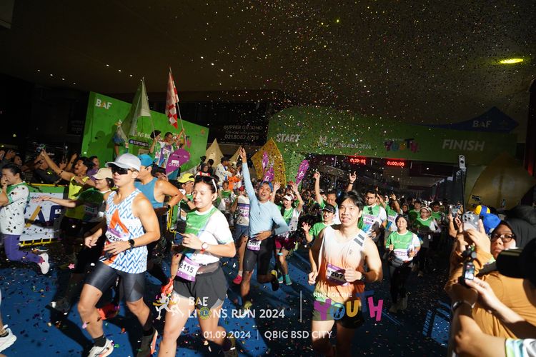 Race photo from BAF LIONS RUN 2024