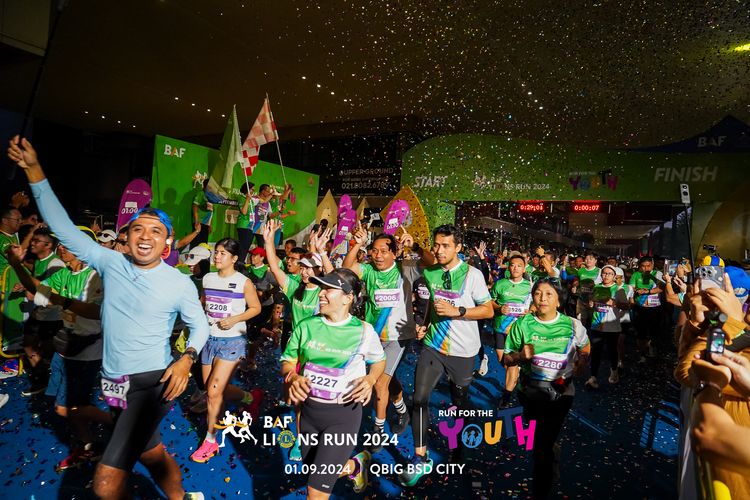 Race photo from BAF LIONS RUN 2024