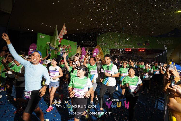 Race photo from BAF LIONS RUN 2024