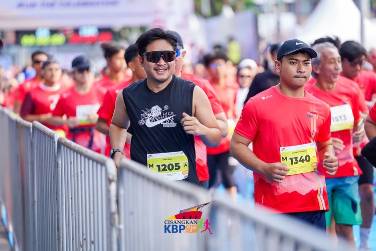 Race photo from CISANGKAN KBP CITY RUN 2025