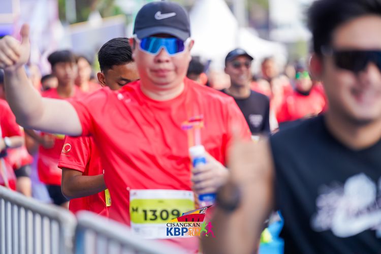 Race photo from CISANGKAN KBP CITY RUN 2025