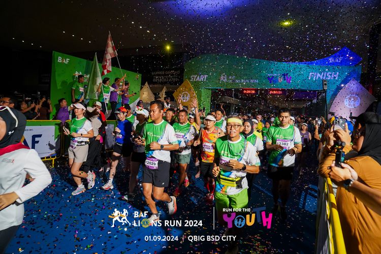 Race photo from BAF LIONS RUN 2024