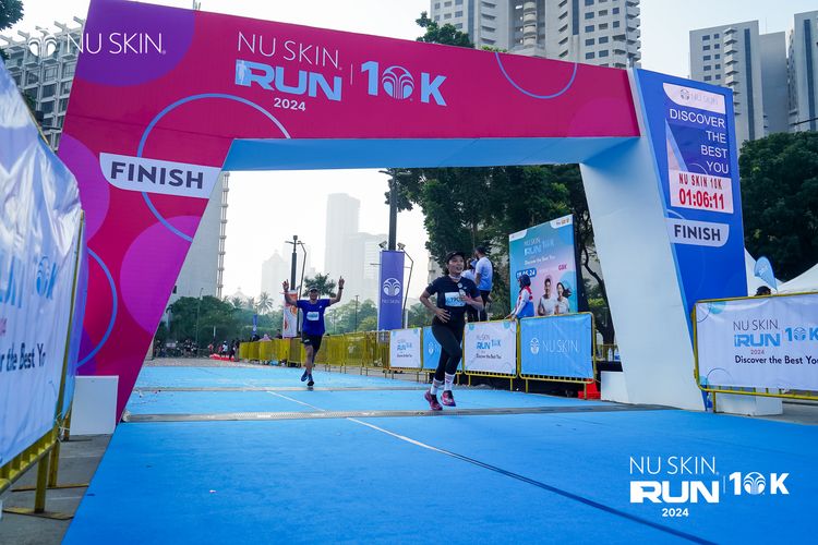 Race photo from Nu Skin Run 10K