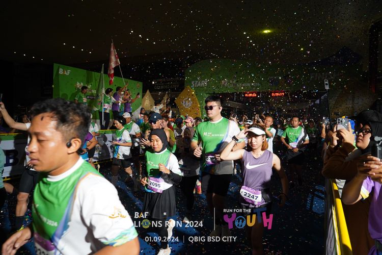 Race photo from BAF LIONS RUN 2024