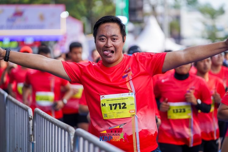 Race photo from CISANGKAN KBP CITY RUN 2025