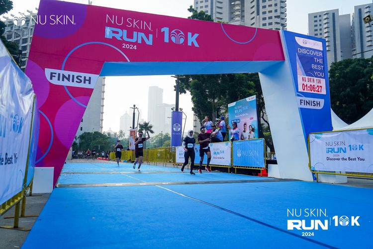 Race photo from Nu Skin Run 10K